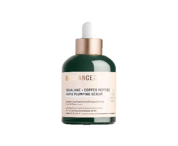 BIOSSANCE Squalane + Copper Peptide Rapid Plumping Serum