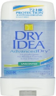 Dry Idea Advanced Dry Unscented Antiperspirant & Deodorant Clear Gel