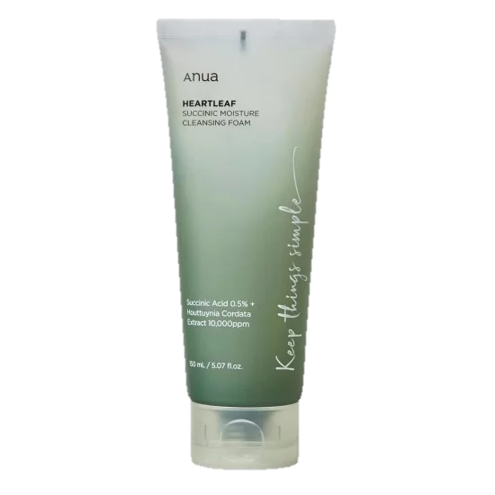 ANUA Heartleaf Succinic Moisture Cleansing Foam