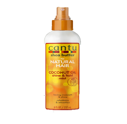 Cantu Shea Butter for Natural Hair Coconut Oil Shine & Hold Mist