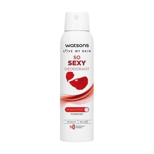 Watsons So Sexy – Love My Skin 24 Hour Powder Deodorant Spray (150ml)